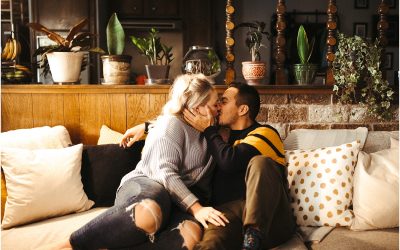 Heather + Adrian’s Cozy in Home Engagement